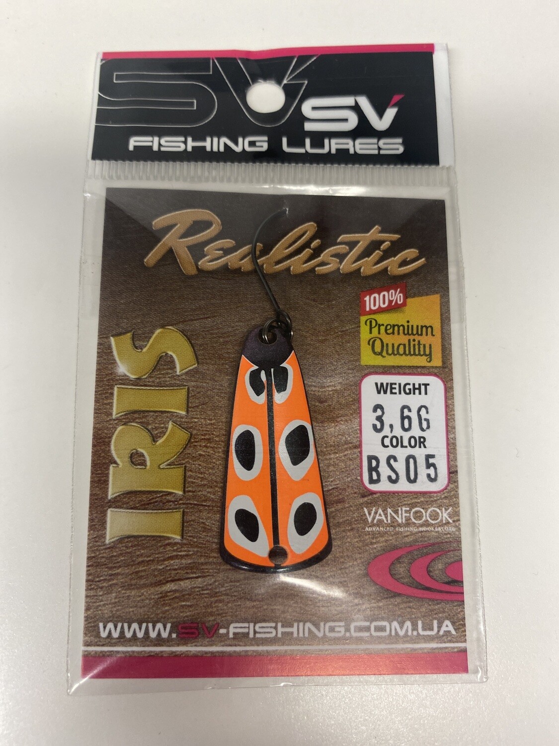 SV Fishing Lures Spoon Iris  3,6 Gramm