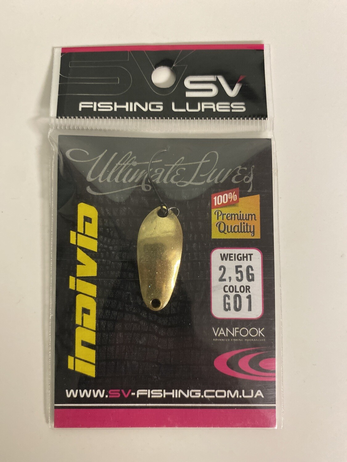 SV Fishing Lures Spoon Individ 2,5gr