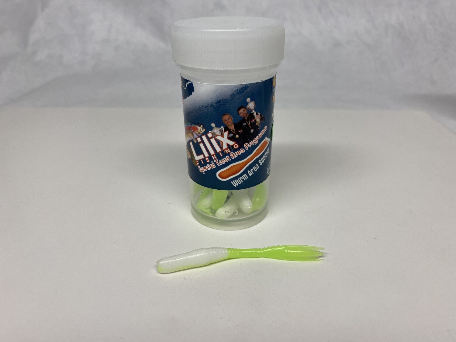 Lilix Fishing Wurm Area Spezial (Size 6) Apfelgeschmack