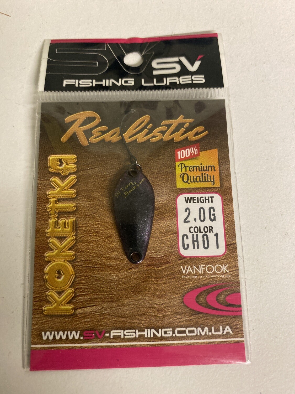 SV Fishing Lures Spoon Koketka 2,0g