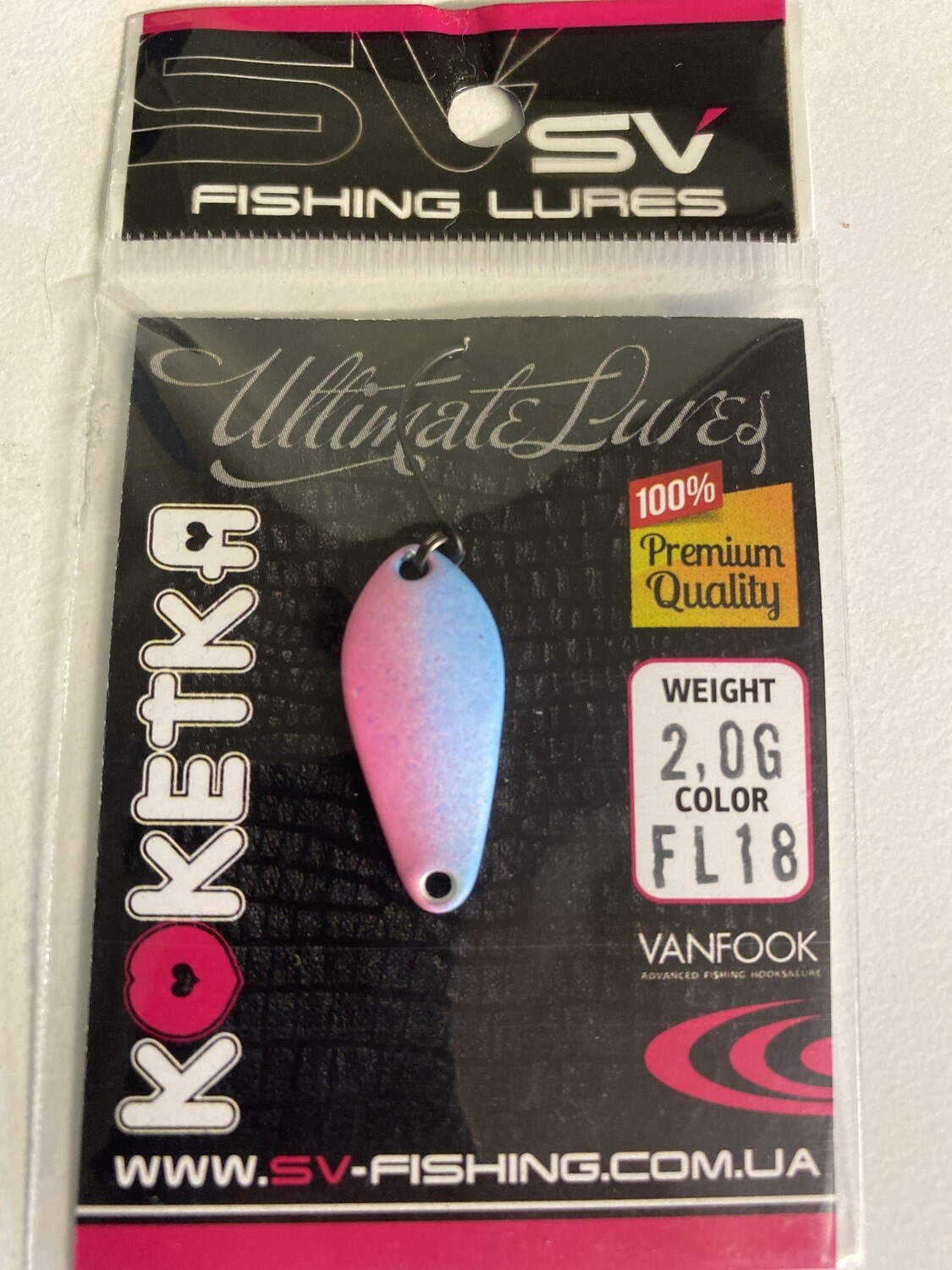 SV Fishing Lures Spoon Koketka 2,0g