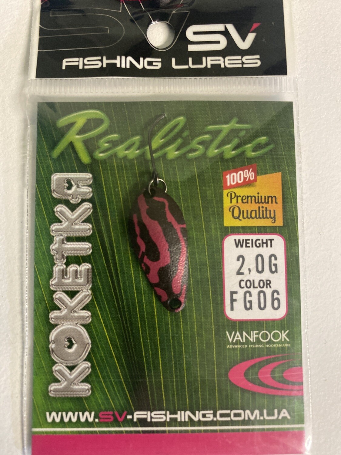 SV Fishing Lures Spoon Koketka 2,0g