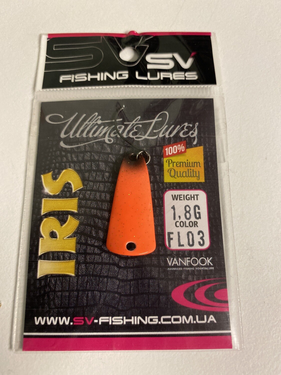 SV Fishing Lures Spoon Iris 1,8gr