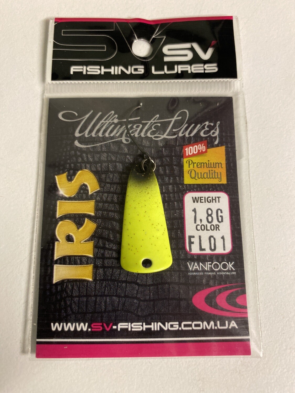 SV Fishing Lures Spoon Iris 1,8gr