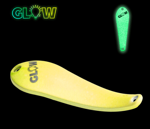SV Fishing Lures Spoon Metal Twitch 2,7gr Glow