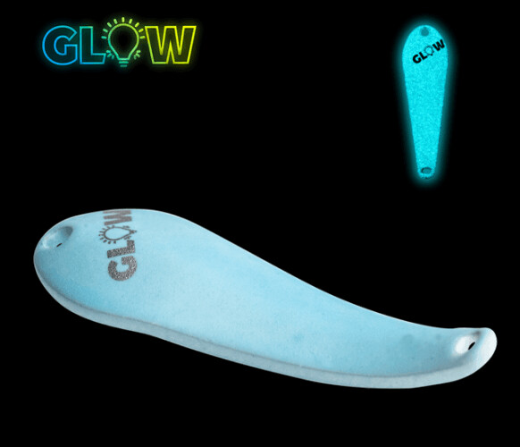SV Fishing Lures Spoon Metal Twitch 3,3gr Glow