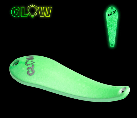 SV Fishing Lures Spoon Metal Twitch 2,7gr Glow