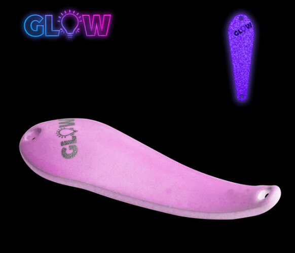 SV Fishing Lures Spoon Metal Twitch 2,7gr Glow