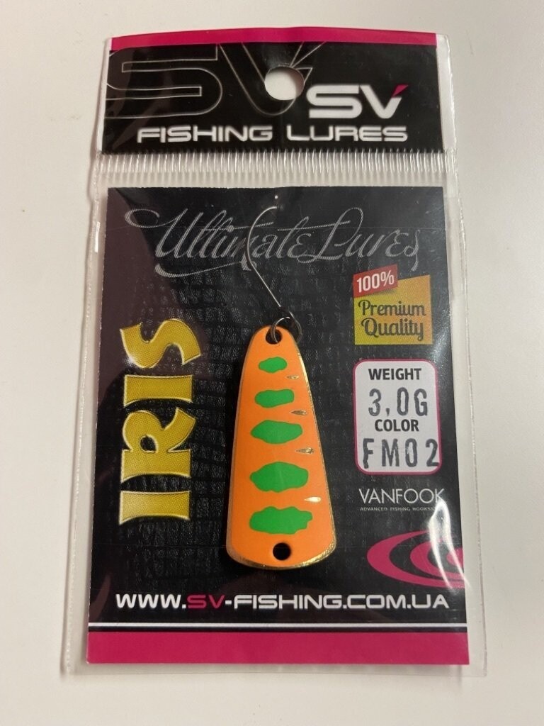SV Fishing Lures Spoon Forellenmeister 02 Iris 3,0gr