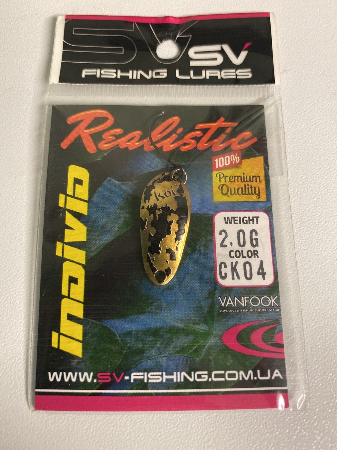 SV Fishing Lures Spoon Individ 2,0gr