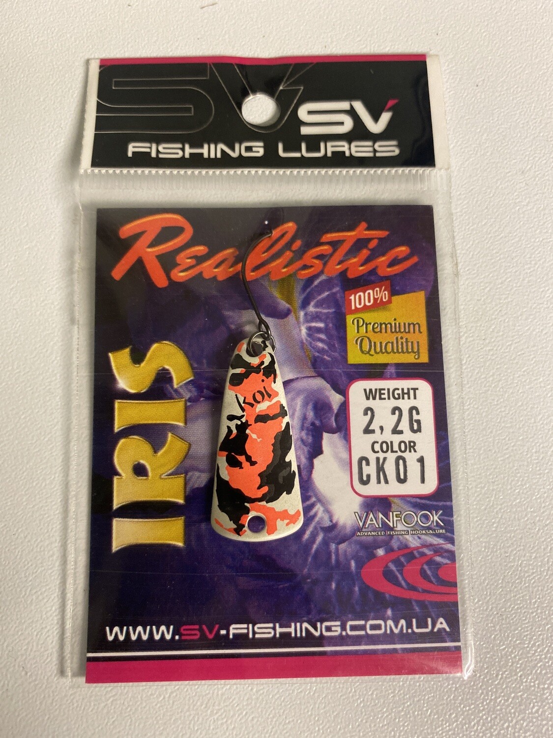 SV Fishing Lures Spoon Iris 2,2gr
