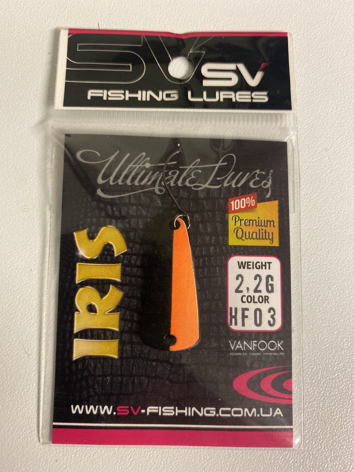 SV Fishing Lures Spoon Iris 2,2gr