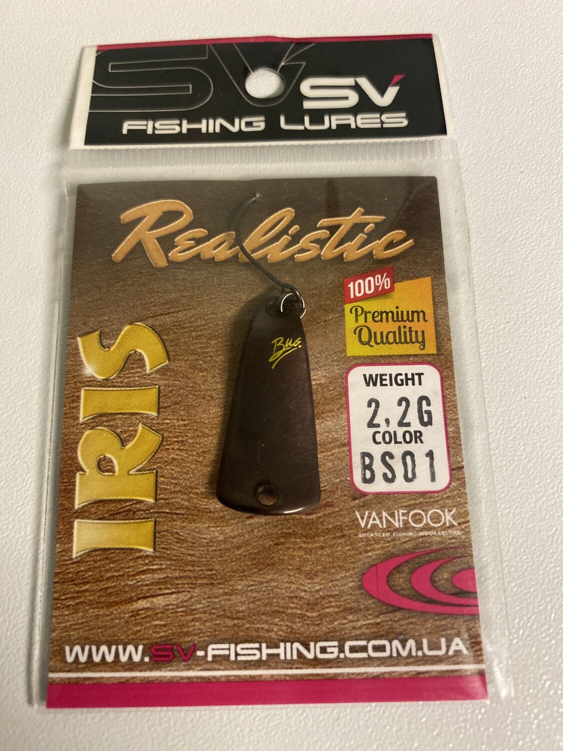 SV Fishing Lures Spoon Iris  2,2 Gramm