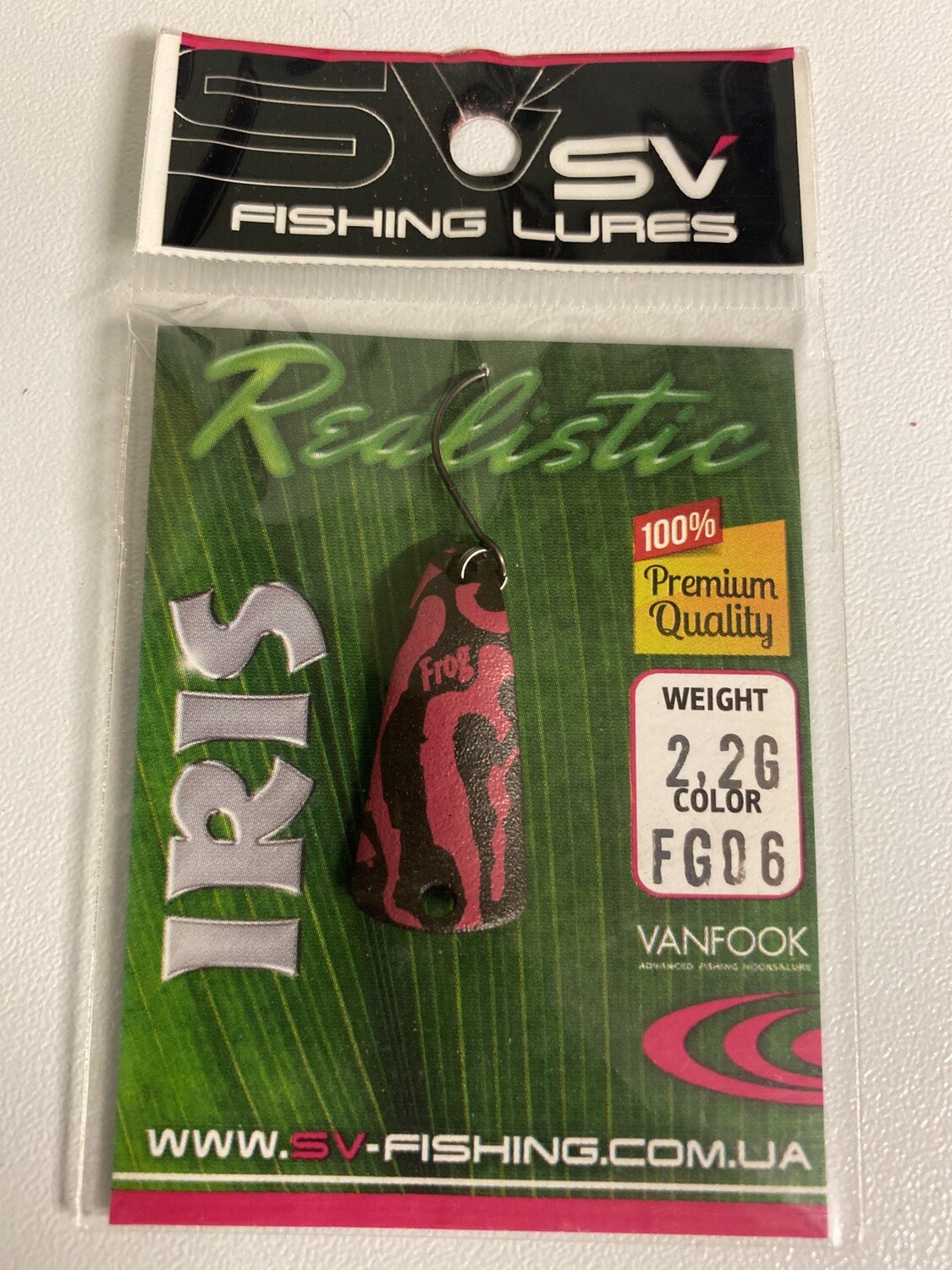SV Fishing Lures Spoon Iris 2,2gr