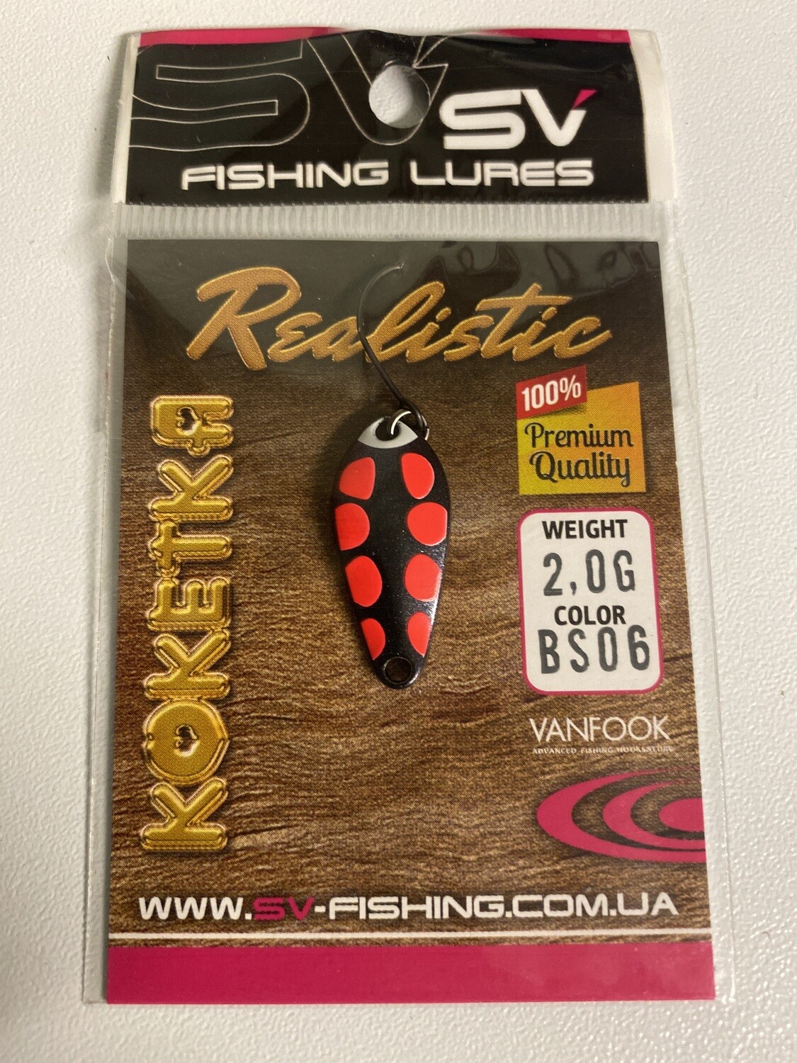 SV Fishing Lures Spoon Koketka 2,0gr