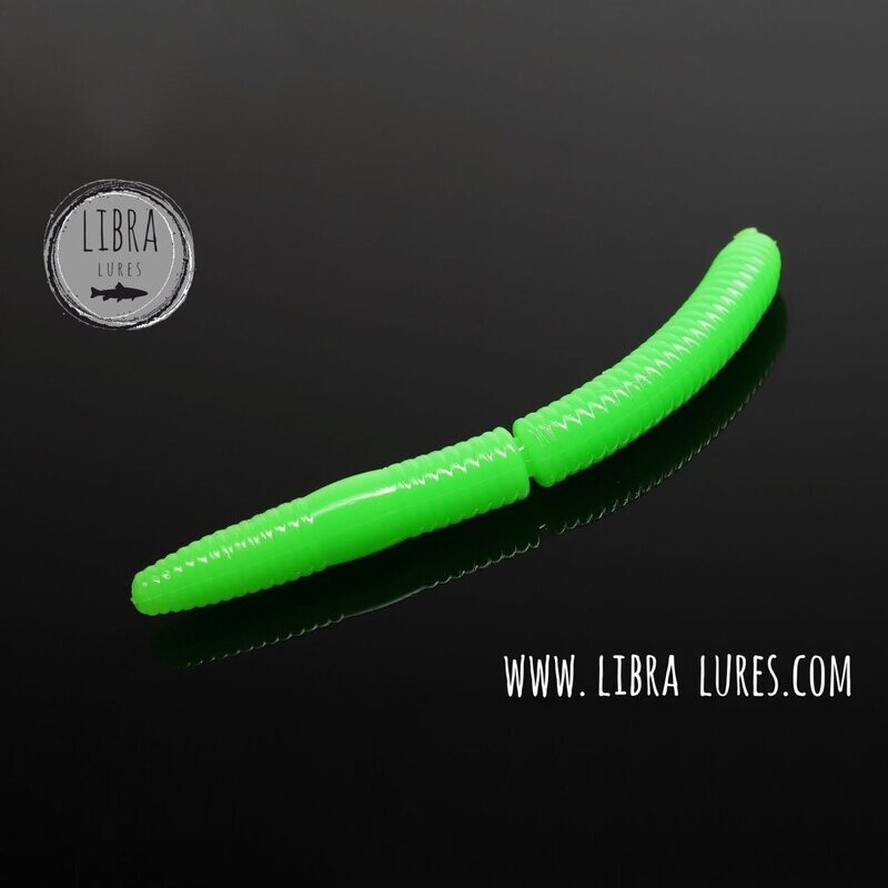 10 Stück Libra Lures Fatty D Worm 026 Hot Apple in 65mm (Cheese) 10 Stück Libra Lures Fatty D Worm 026 Hot Apple in 65mm (Cheese)