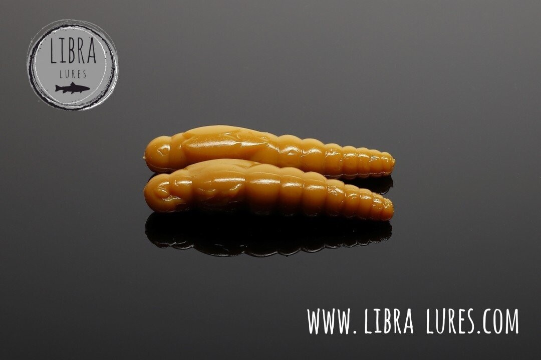 Libra Lures Largo Slim 036 Coffee Milk / 34mm / 12 Stück / Geschmack Käse