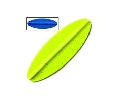 Durchlaufblinker - Trout Tracker glitter 3,5g (Fl gelb / blau )