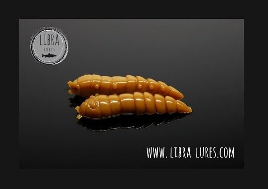 15 Stück Libra Lures Kukolka 036 Coffee Milk in 27mm (Cheese) 15 Stück Libra Lures Kukolka 036 Coffee Milk in 27mm (Cheese)