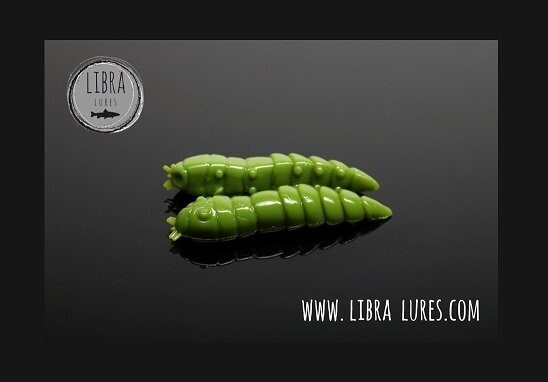 15 Stück Libra Lures Kukolka 031 Olive in 27mm (Cheese) 15 Stück Libra Lures Kukolka 031 Olive in 27mm (Cheese)