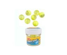Powerbait Power Eggs gelb - durchsichtig - glitter (15g) auftreibend