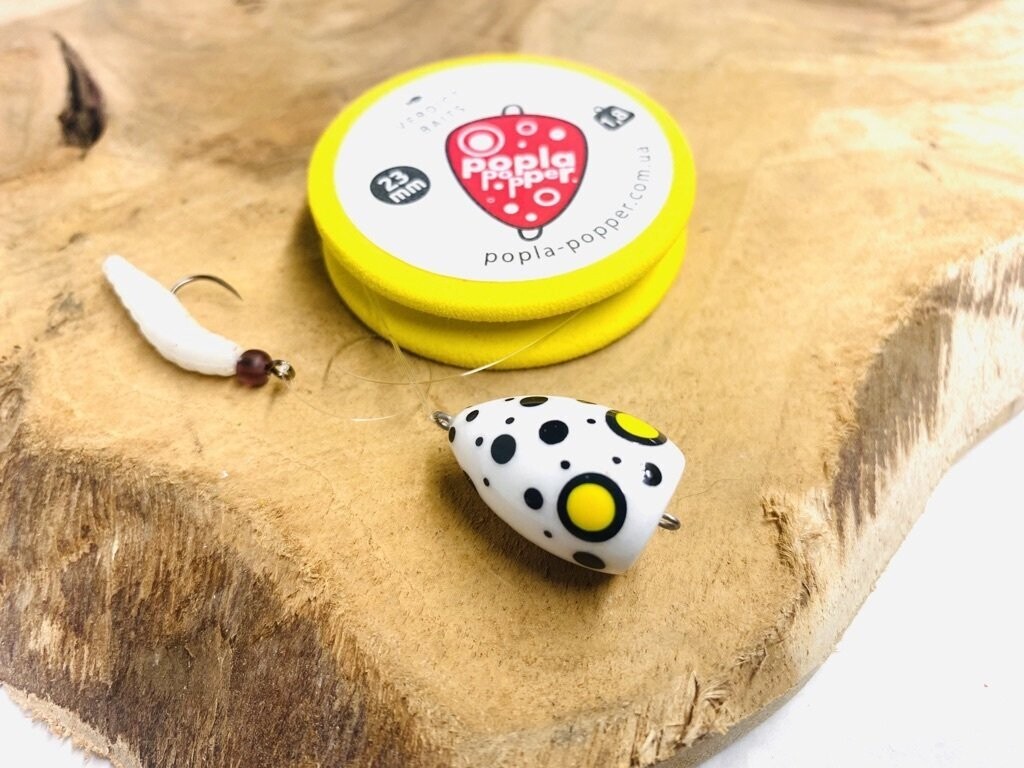 Popla Popper Fertigrig (mit Schonhaken) by Victor Omelchenko 1,8g 23mm