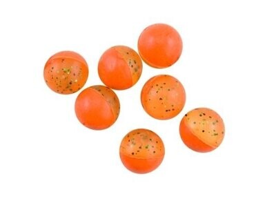 Powerbait Sparkle Eggs Fl. Orange durchsichtig Glitter(15g) auftreibend