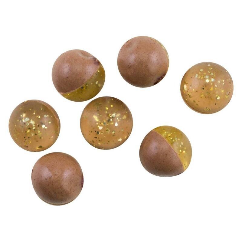 Powerbait Sparkle Eggs Clear Gold Natural Glitter(15g) Knoblauch  auftreibend