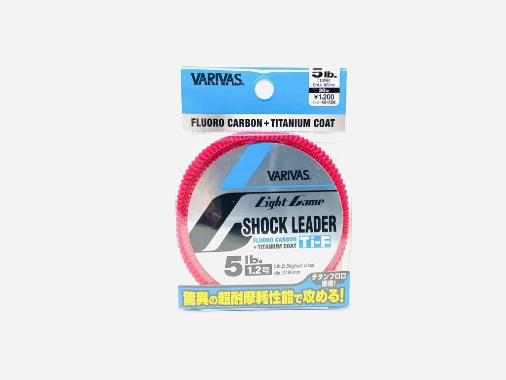 Varivas Light Game Shock Leader TI-F + Titanium Coated 0,185mm (30m)