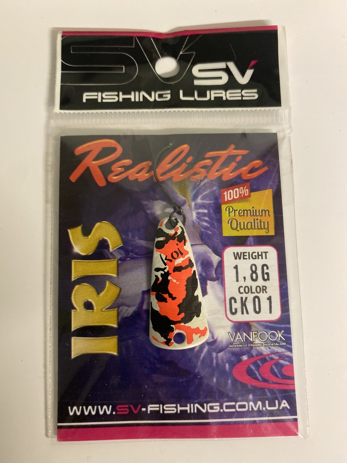 SV Fishing Lures Spoon Iris 1,8gr