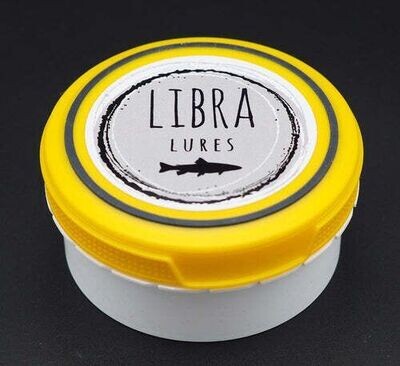 Libra Lures Köderdose mit Schraubverschluss (geruchsdicht) 0,3L gelb