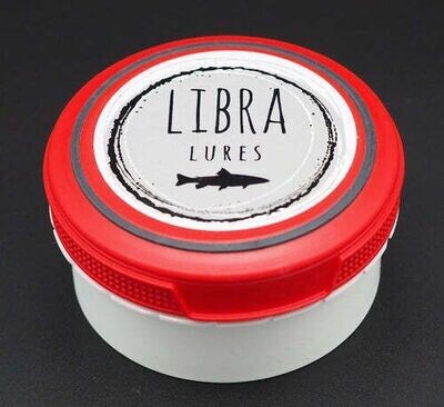 Libra Lures Köderdose mit Schraubverschluss (geruchsdicht) 0,3L rot