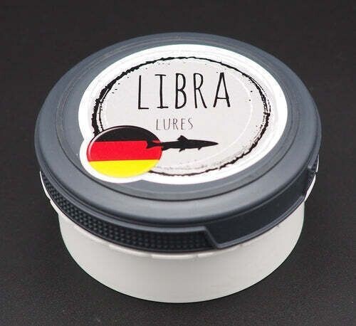 Libra Lures Köderdose mit Schraubverschluss (geruchsdicht) 0,3L grau