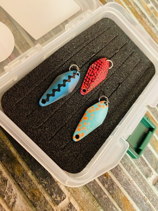 Limited Forellenmeister Must Have Spoons Spoon Set in praktischer Meiho Slit Form Limited Forellenmeister Must Have Spoons Spoon Set in praktischer Meiho Slit Form