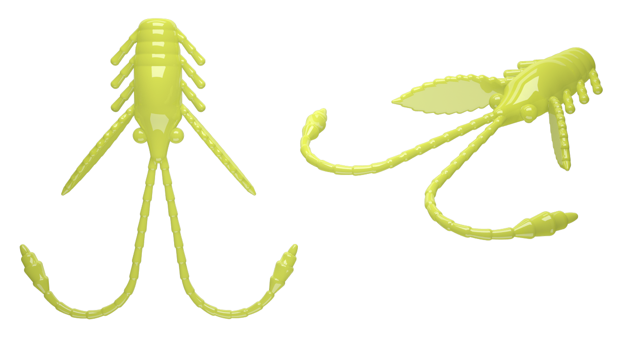 15 Stück Libra Lures Pro Nymph 006 Hot Yellow in 18mm (Cheese)