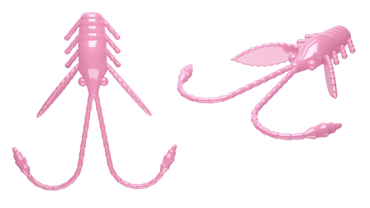 15 Stück Libra Lures Pro Nymph 017 Bubblegum in 18mm (Cheese)