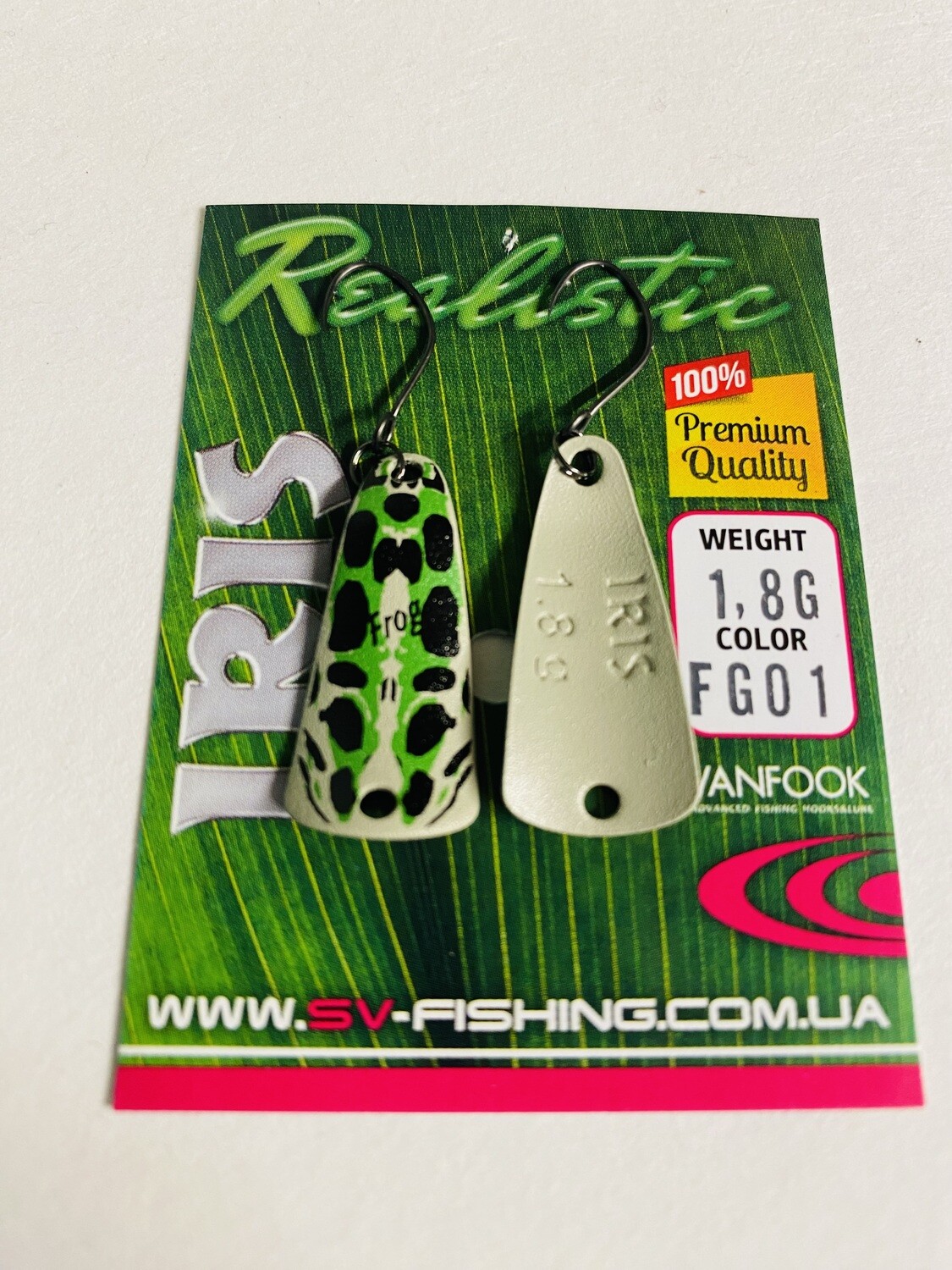 SV Fishing Lures Spoon Iris 1,8gr