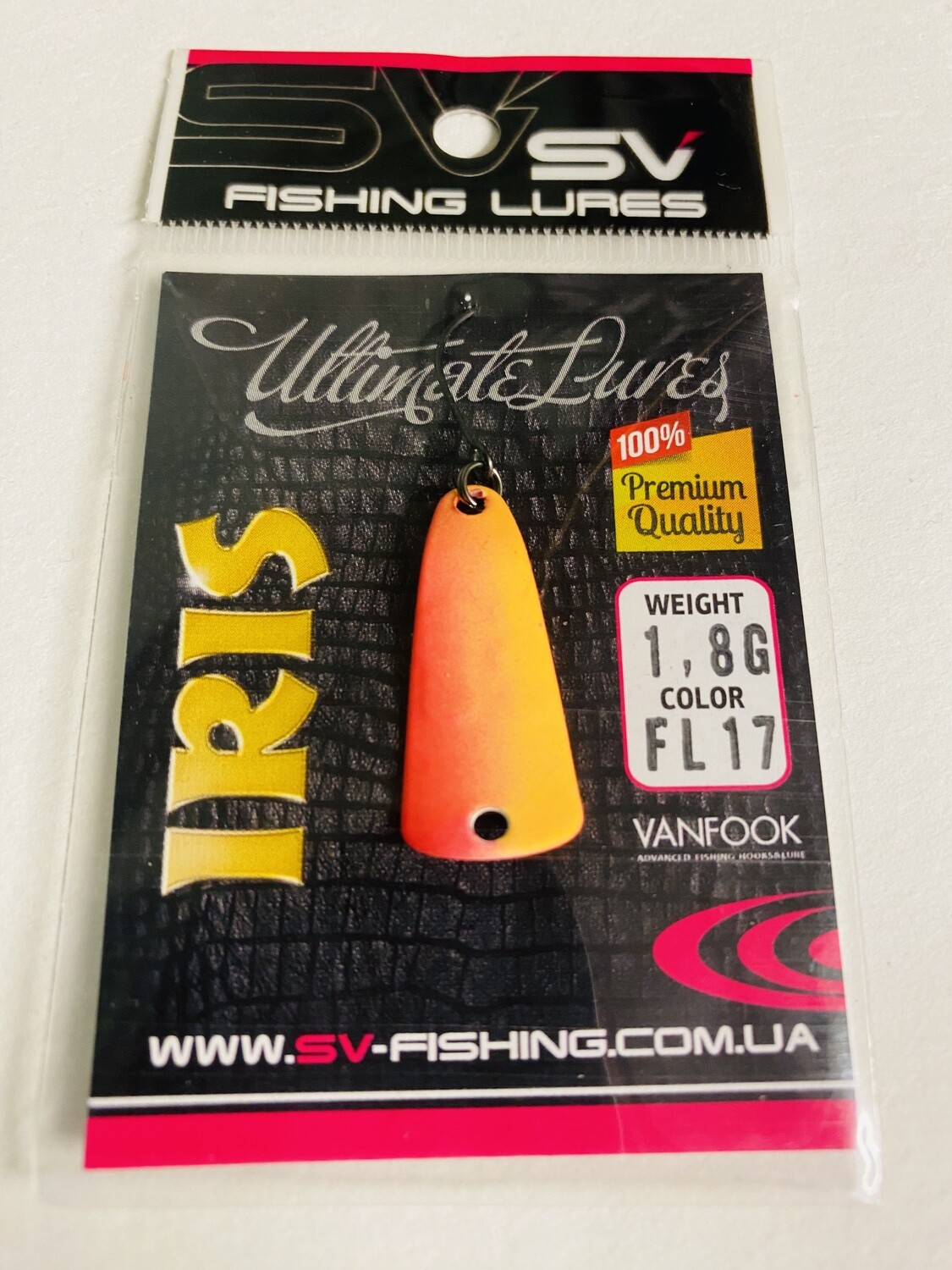 SV Fishing Lures Spoon Iris 1,8gr