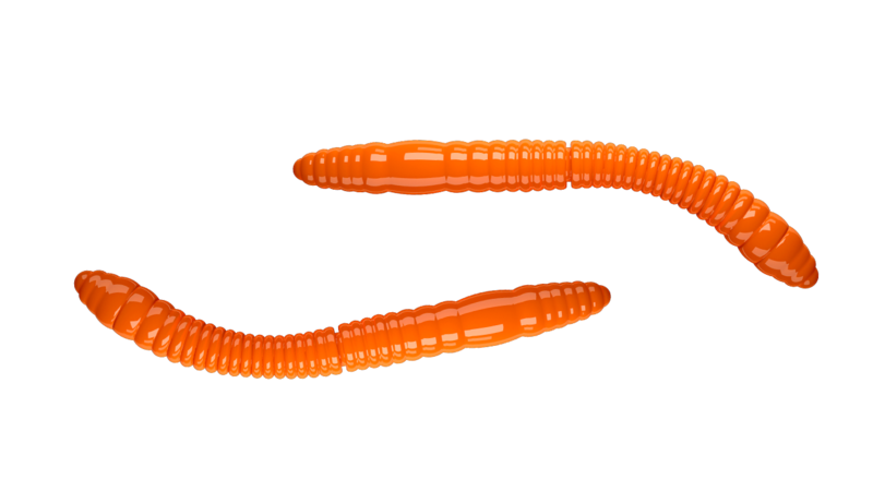 Fatty D Worm Tournament 011 Hot Orange(55mm) Cheese Fatty D Worm Tournament 011 Hot Orange(55mm) Cheese