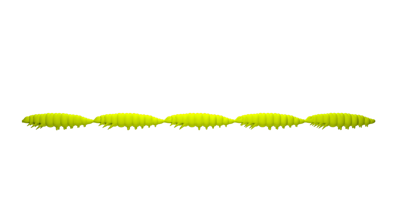 Larva Multi 006 Hot Yellow (5x25mm) Cheese