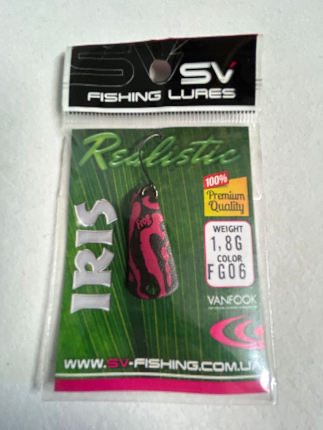SV Fishing Lures Spoon Iris 1,8gr