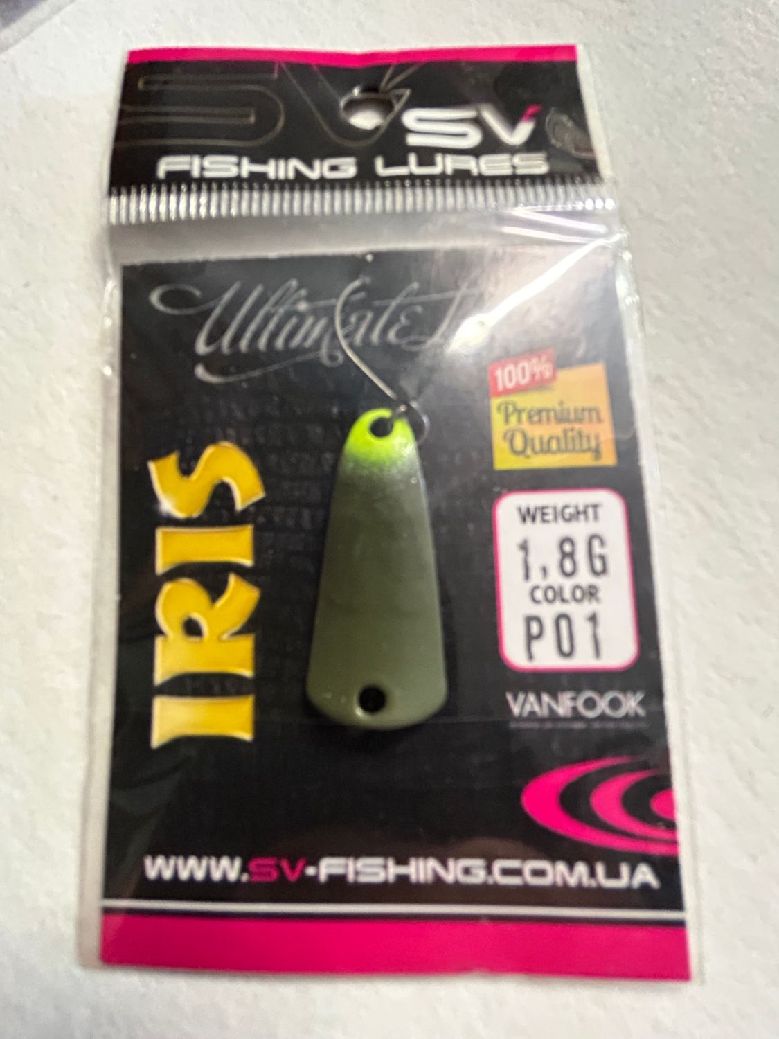 SV Fishing Lures Spoon Iris 1,8gr