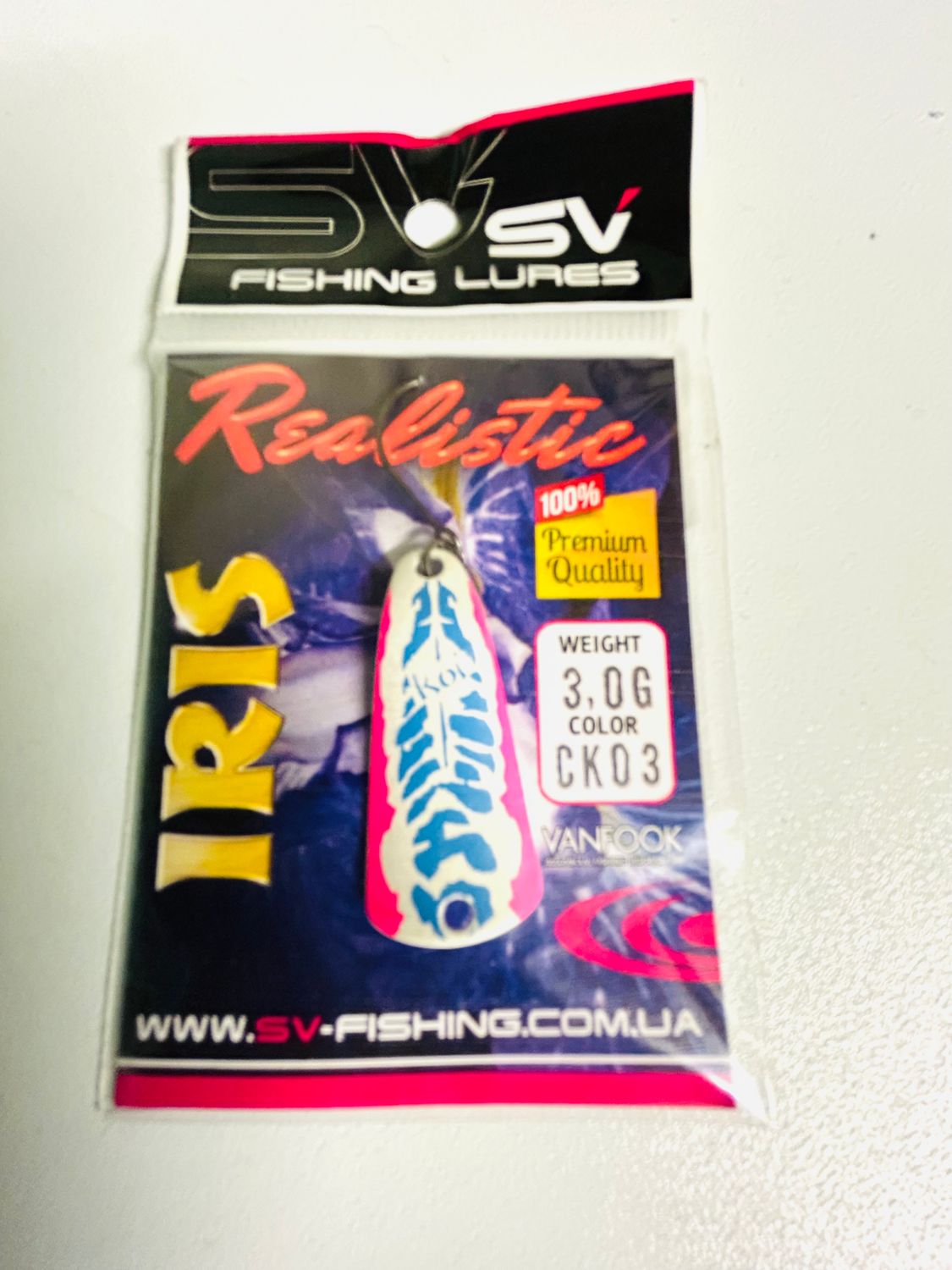 SV Fishing Lures Spoon Iris 3,0gr