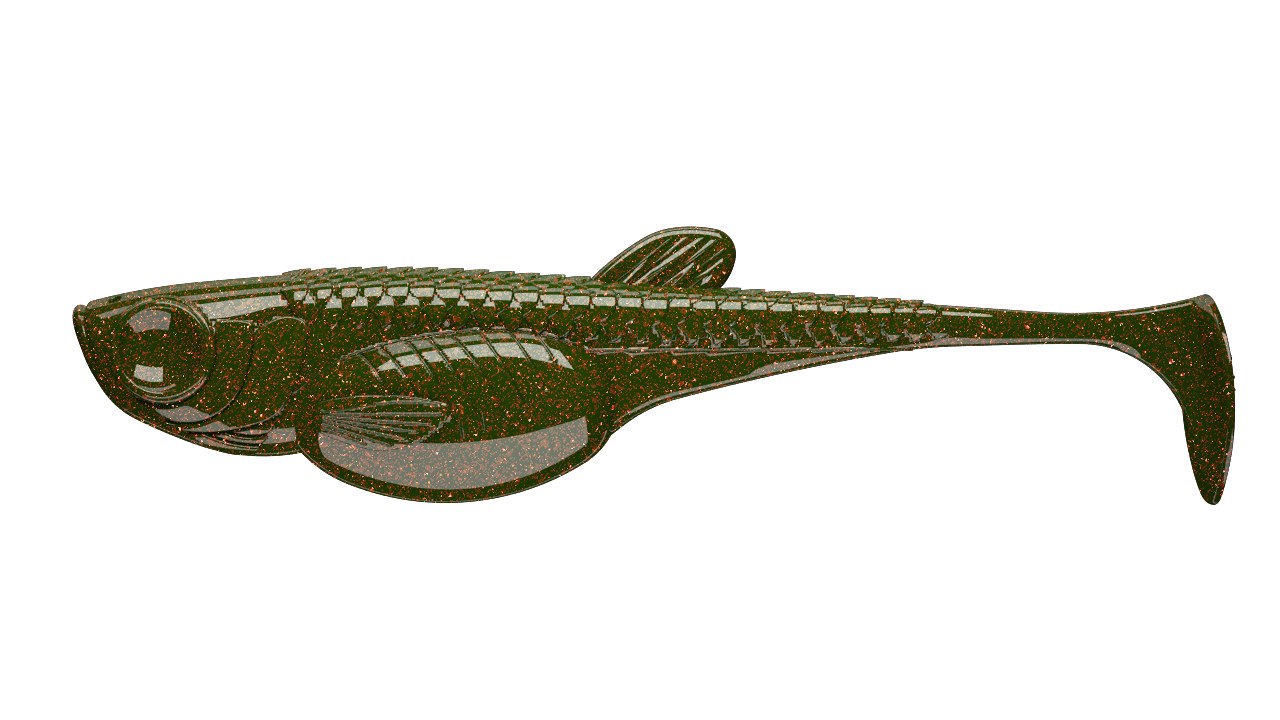 Embrion Shad 2" 032 Motor Oil Green (Fischöl)