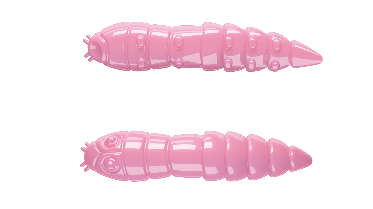 10 Stück Libra Lures Kukolka 017 Bubblegum in 42mm (Cheese)