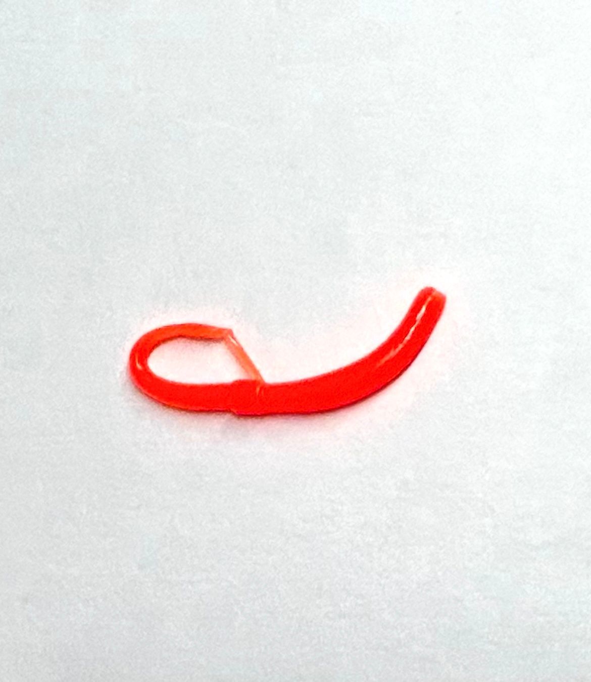 Fish N Fun SNKWRM gebogner Wurm mit Fortsatz Floating 60mm Bubblegum