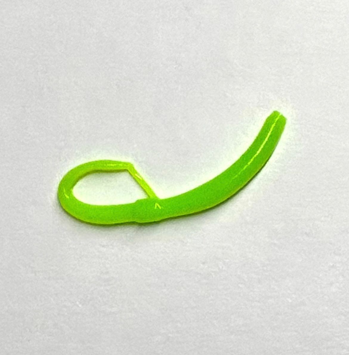 Fish N Fun SNKWRM gebogner Wurm mit Fortsatz Floating 60mm Bubblegum