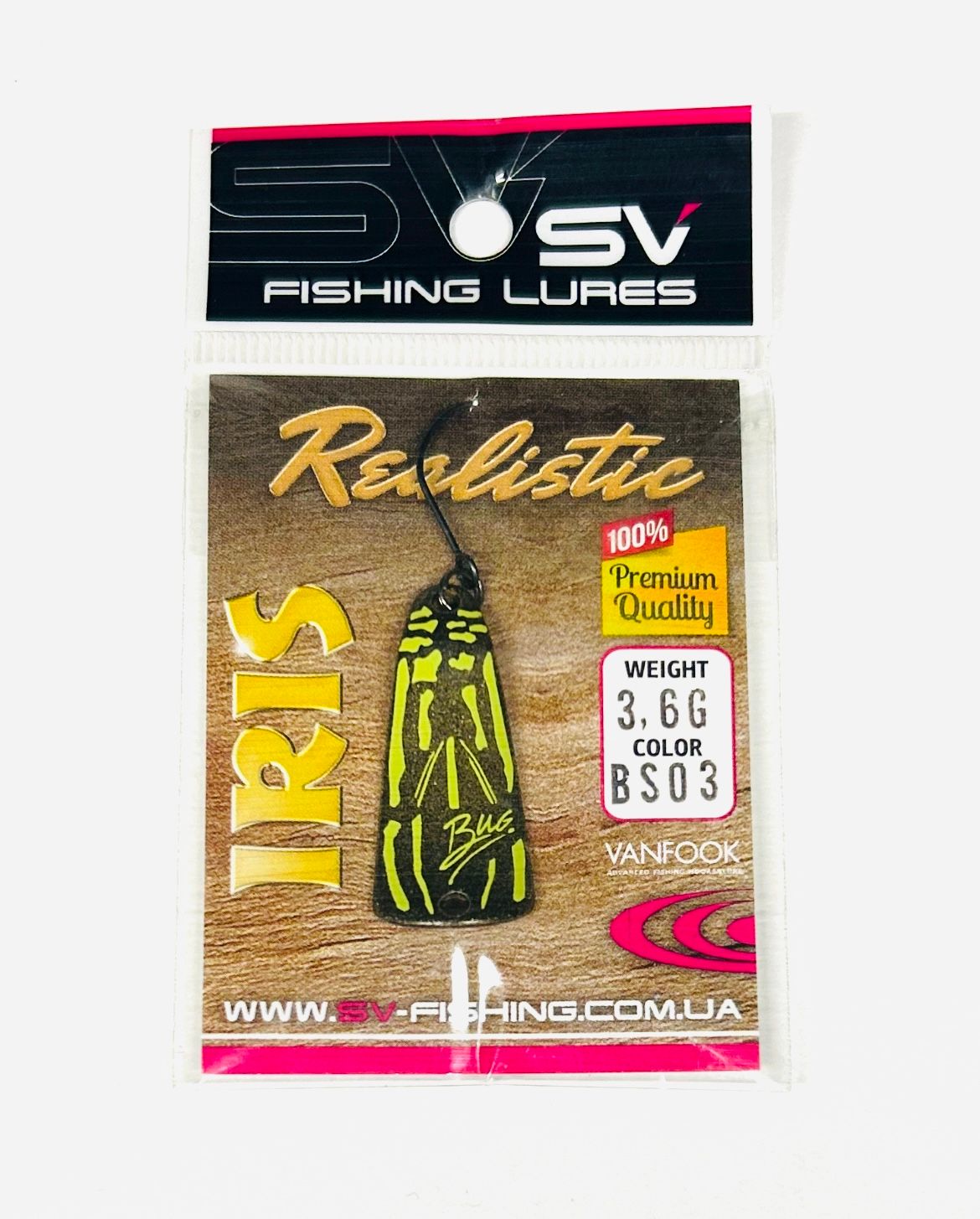 SV Fishing Lures Spoon Iris  3,6 Gramm
