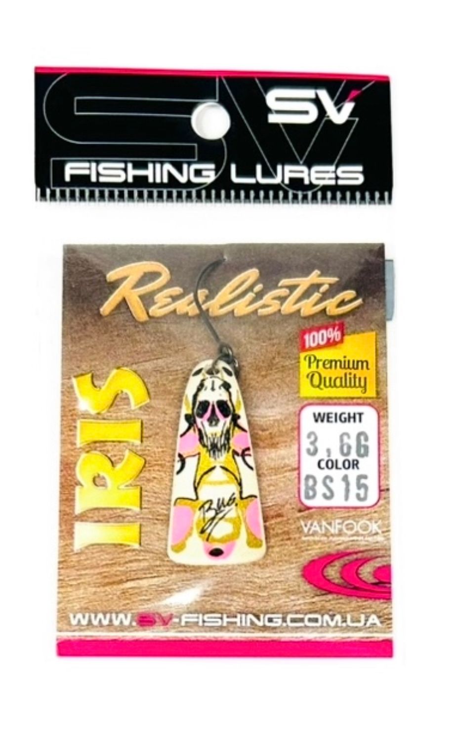 SV Fishing Lures Spoon Iris  3,6 Gramm