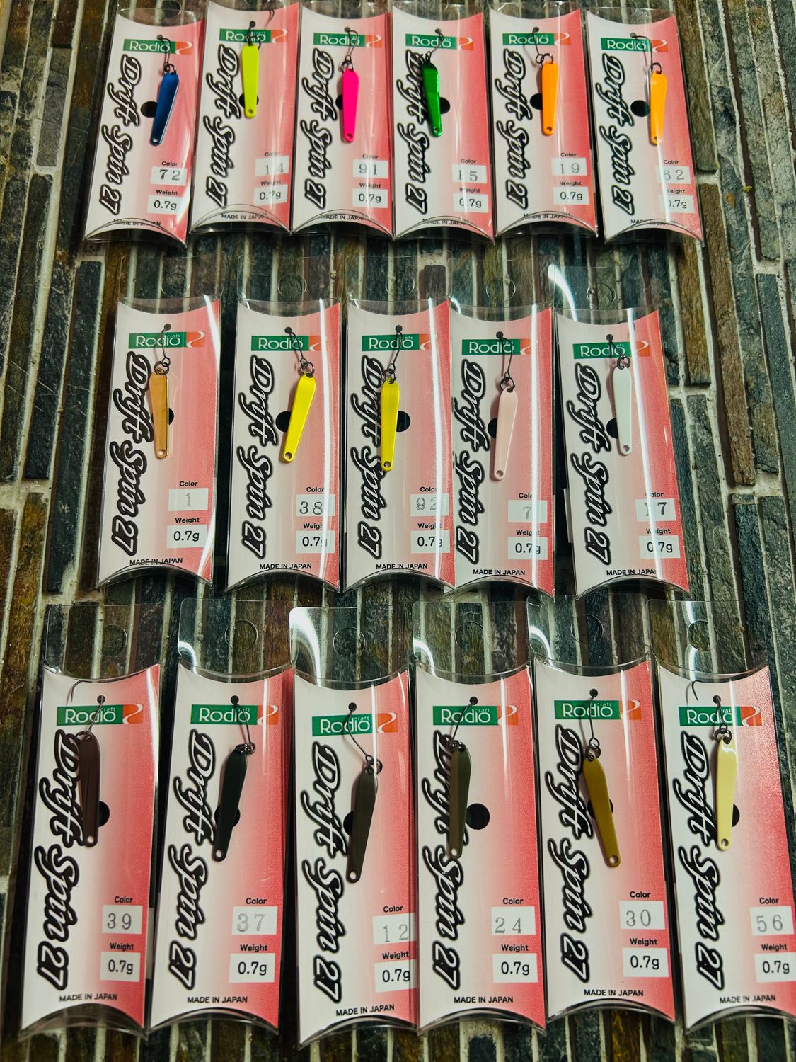 Rodio Craft Drift Spin 0,7g / 17 Stück